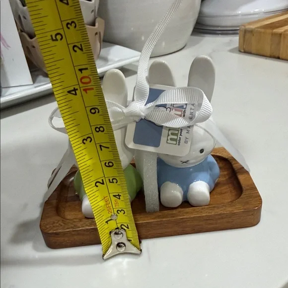 Miffy Ceramic Bunny Pair in Green and Blue - Picture 11 of 11